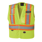 Pioneer 6933 Hi-Viz Tear-Away Lime Safety Vest